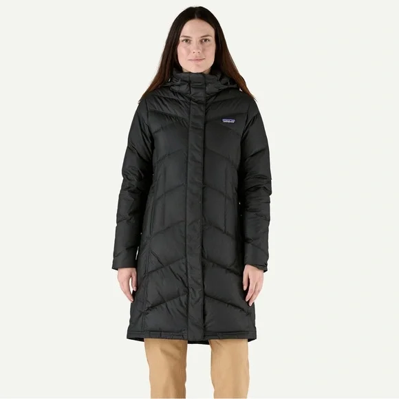 Patagonia Women's Down With It Parka in Black - Picture 1 of 7